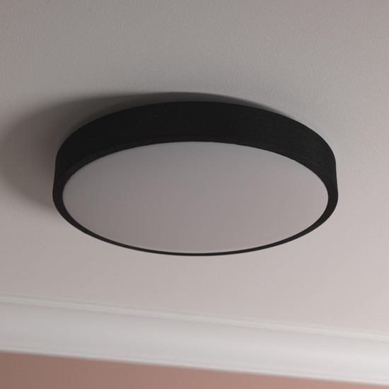 Brilliant Filiz LED Deckenleuchte 38,5cm 24W Warmweiß Schwarz Weiß G80820/76