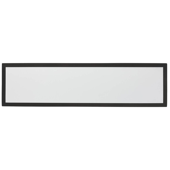 Brilliant Milton LED Deckenaufbau-Paneel 25x96cm 24W Neutralweiß IP44 Schwarz Weiß G80875A76