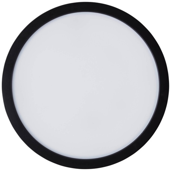 Brilliant Navara LED Deckenleuchte 27,5cm 18W Neutralweiß IP44 Schwarz G80885/26