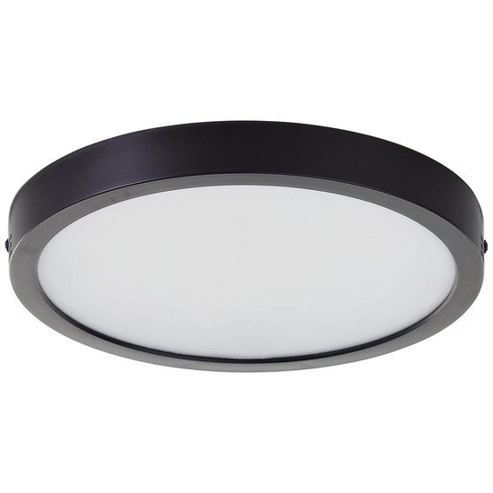 Brilliant Navara LED Deckenleuchte 27,5cm 18W Neutralweiß IP44 Schwarz G80885/26