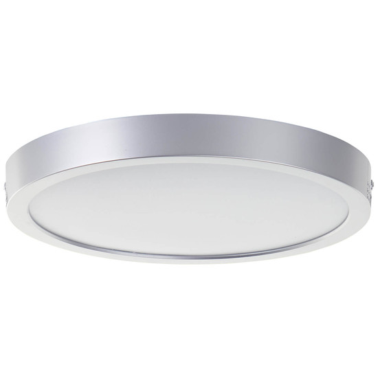 Brilliant Navara LED Deckenleuchte 27,5cm 18W Neutralweiß IP44 Silber G80885/88