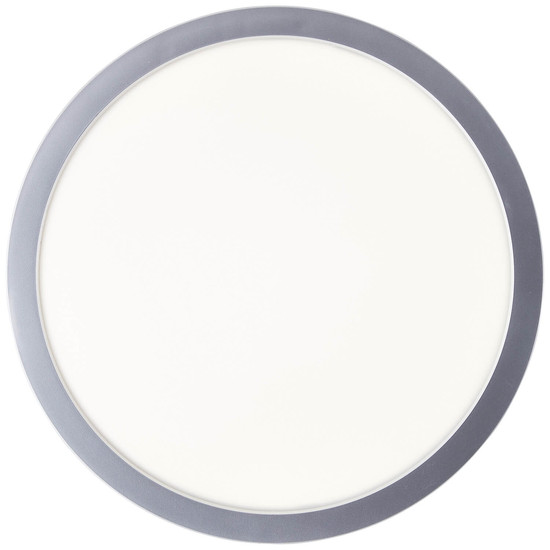 Brilliant Navara LED Deckenleuchte 27,5cm 18W Neutralweiß IP44 Silber G80885/88