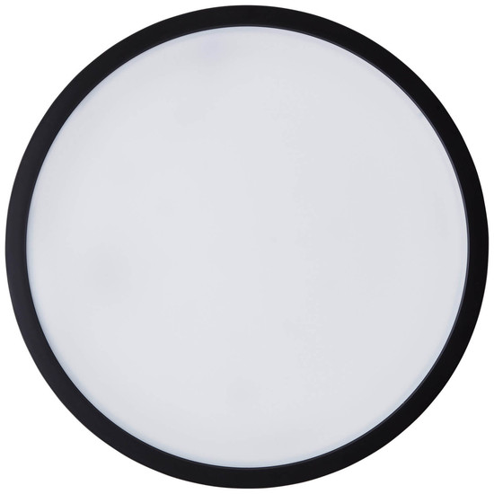 Brilliant Navara LED Deckenleuchte 37,5cm 24W Neutralweiß IP44 Schwarz G80886/26