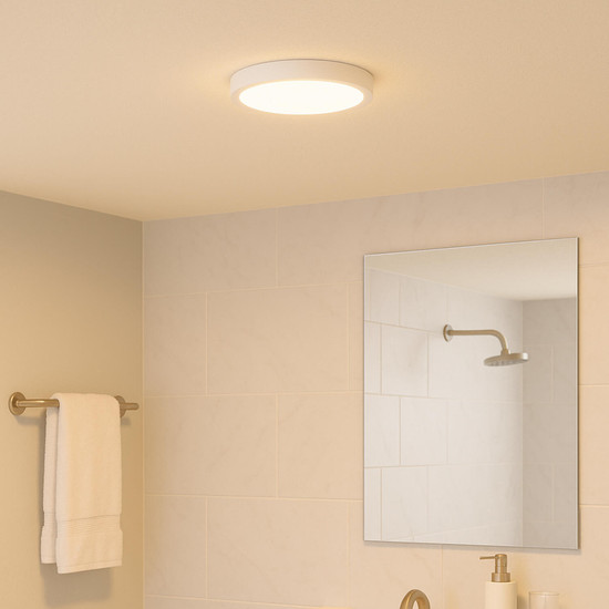 Brilliant Navara LED Deckenleuchte 37,5cm 24W Neutralweiß IP44 Weiß G80886/85