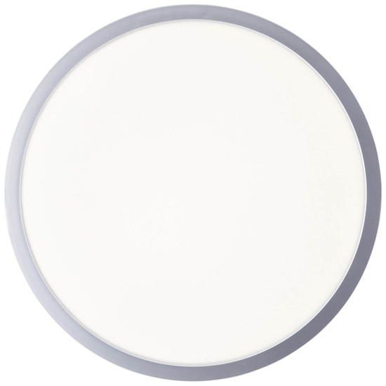 Brilliant Navara LED Deckenleuchte 37,5cm 24W Neutralweiß IP44 Silber G80886/88