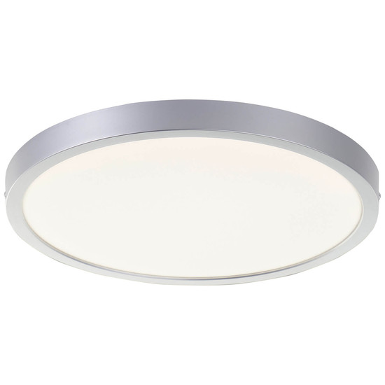Brilliant Navara LED Deckenleuchte 37,5cm 24W Neutralweiß IP44 Silber G80886/88