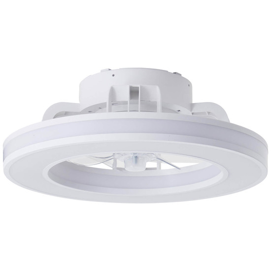 Brilliant Mondello LED Deckenleuchte 42cm mit Ventilator 26W Weiß Ventilator, Nachtlicht, Timer G80915/05