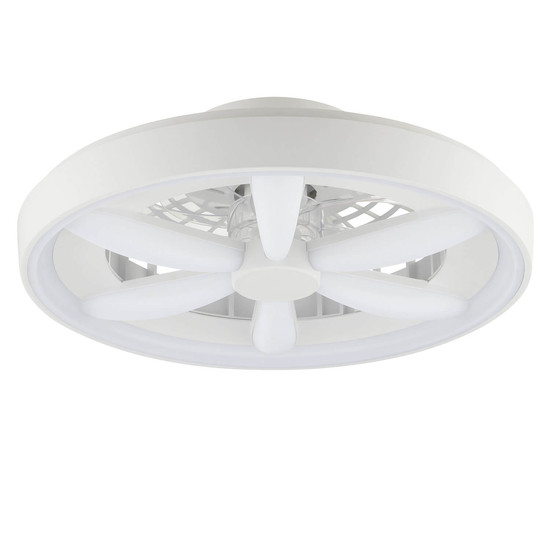 Brilliant Gaiano LED Deckenleuchte 48cm mit Ventilator 48W Weiß Ventilator, Timer, Nachtlicht G80935/05