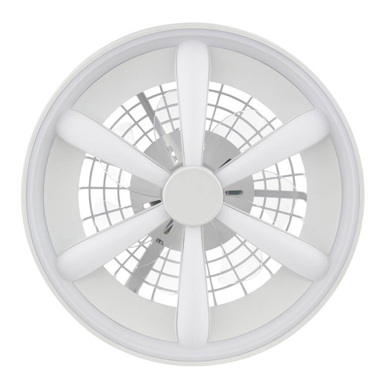 Brilliant Gaiano LED Deckenleuchte 48cm mit Ventilator 48W Weiß Ventilator, Timer, Nachtlicht G80935/05