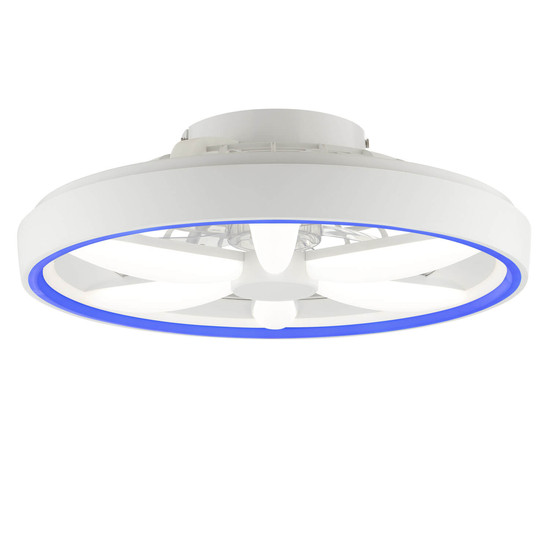 Brilliant Gaiano LED Deckenleuchte 48cm mit Ventilator 48W Weiß Ventilator, Timer, Nachtlicht G80935/05