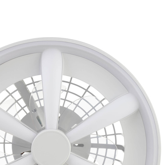 Brilliant Gaiano LED Deckenleuchte 48cm mit Ventilator 48W Weiß Ventilator, Timer, Nachtlicht G80935/05