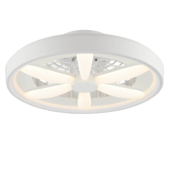 Brilliant Gaiano LED Deckenleuchte 48cm mit Ventilator 48W Weiß Ventilator, Timer, Nachtlicht G80935/05