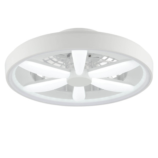 Brilliant Gaiano LED Deckenleuchte 48cm mit Ventilator 48W Weiß Ventilator, Timer, Nachtlicht G80935/05