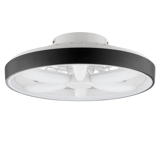 Brilliant Gaiano LED Deckenleuchte 48cm mit Ventilator 48W Schwarz Ventilator, Timer, Nachtlicht G80935/06