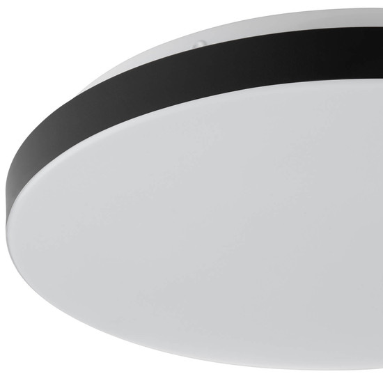 Brilliant Livio LED Deckenleuchte LED 28cm 12W Warmweiß Weiß Schwarz G80961/76