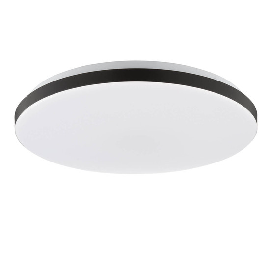 Brilliant Livio LED Deckenleuchte LED 38,5cm 24W Warmweiß Weiß Schwarz G80962/76