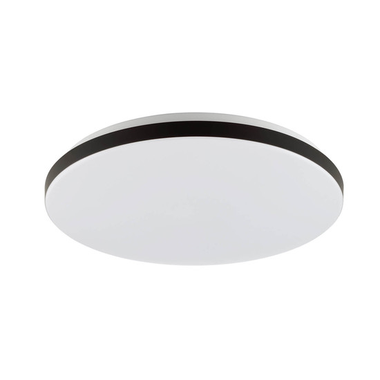 Brilliant Livio LED Deckenleuchte LED 38,5cm 20W Weiß Schwarz Nachtlicht, Timer G80964/76