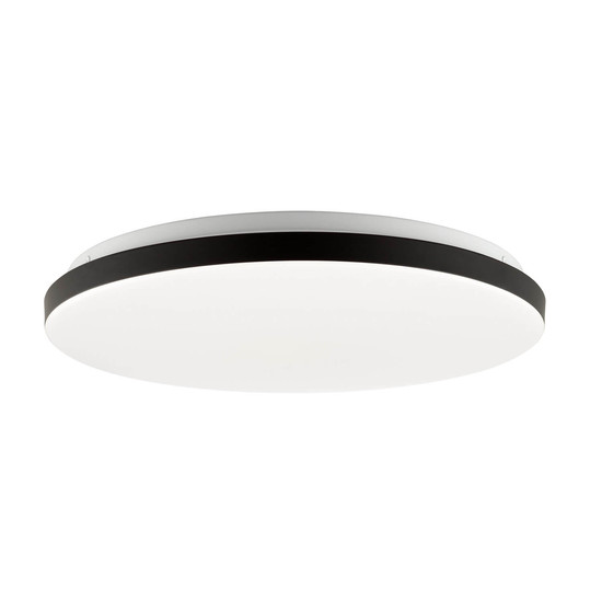 Brilliant Livio LED Deckenleuchte LED 38,5cm 20W Weiß Schwarz Nachtlicht, Timer G80964/76