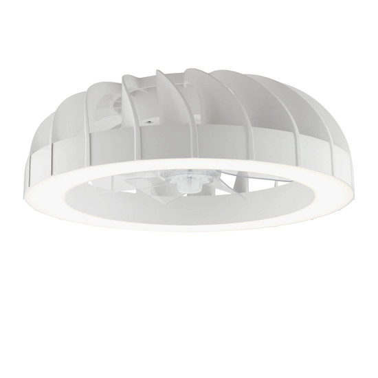 Brilliant Fanora LED Deckenleuchte 46cm mit Ventilator 30W Weiß Ventilator, Nachtlicht, Timer G81080/05
