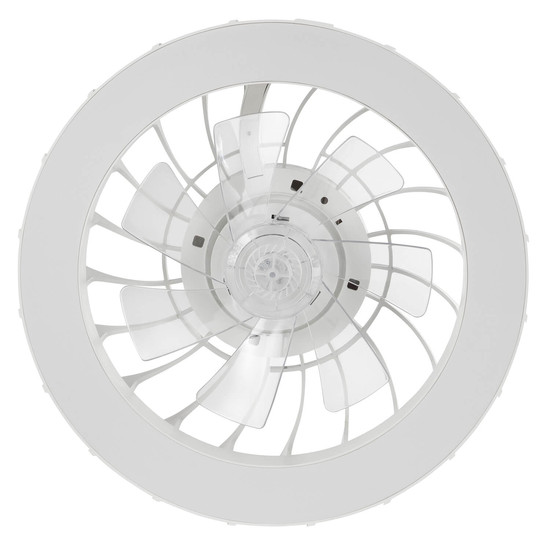 Brilliant Fanora LED Deckenleuchte 46cm mit Ventilator 30W Weiß Ventilator, Nachtlicht, Timer G81080/05