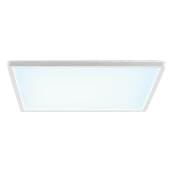 Brilliant Lumaro LED Deckenaufbau-Paneel 42x42cm 22W Weiß Nachtlicht, Timer G81993/85