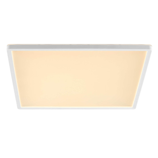 Brilliant Lumaro LED Deckenaufbau-Paneel 42x42cm 22W Weiß Nachtlicht, Timer G81993/85