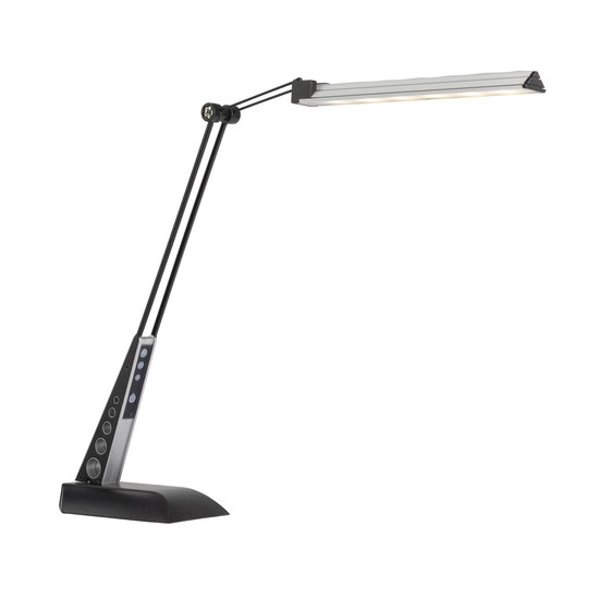 Brilliant Jaap LED Schreibtischleuchte 10W Tageslichtweiß Schwarz Chrom G92734/06