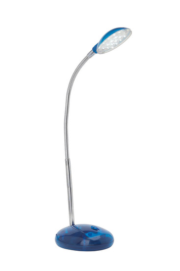 Brilliant Timmi LED Tischleuchte 1,5W Tageslichtweiß Transparent Blau G92927/03