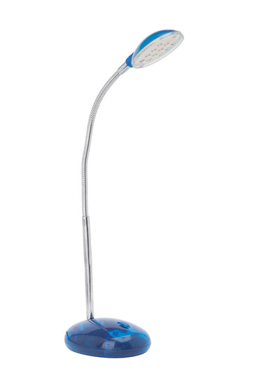 Brilliant Timmi LED Tischleuchte 1,5W Tageslichtweiß Transparent Blau G92927/03