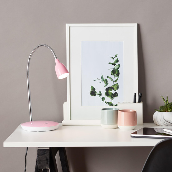Brilliant Anthony LED Tischleuchte 2,4W Warmweiß Eisen Pink G92935/17