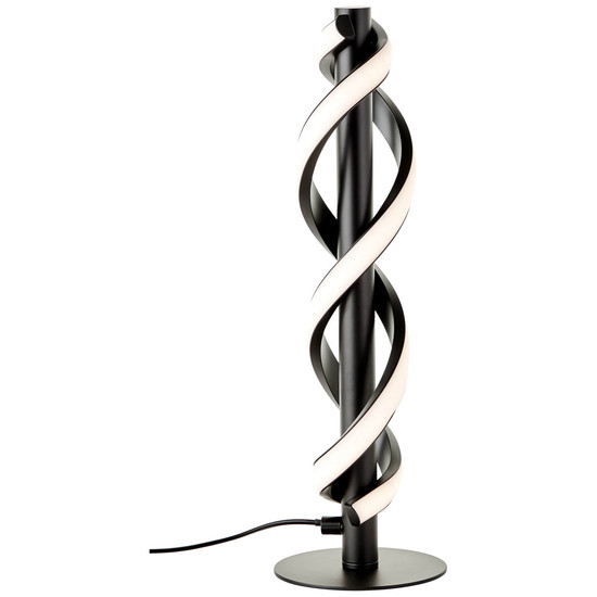 Brilliant Amalie LED Tischleuchte 38cm 9W Warmweiß Schwarz G94538/06