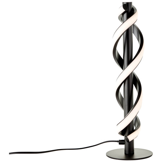 Brilliant Amalie LED Tischleuchte 38cm 9W Warmweiß Schwarz G94538/06