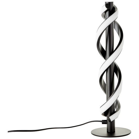 Brilliant Amalie LED Tischleuchte 38cm 9W Warmweiß Schwarz G94538/06