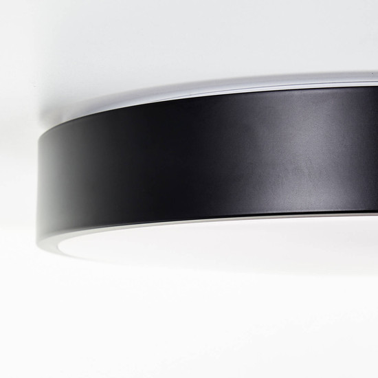 Brilliant Vadin LED Deckenleuchte 33cm 24W Weiß Schwarz Timer, Nachtlicht G94880/76