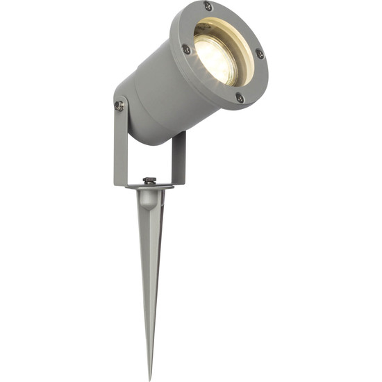 Brilliant Janko LED Außenerdspieß 32cm GU10 20W/3W Warmweiß IP44 Grau G96232/22