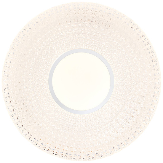 Brilliant Nunya LED Deckenleuchte 42cm 24W Warmweiß Weiß Chrom G97011/05