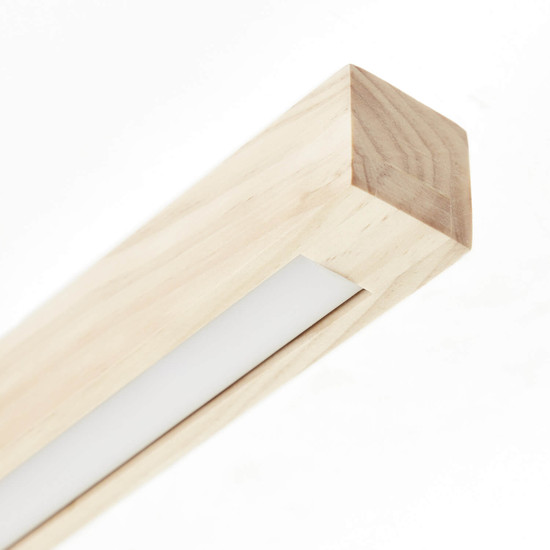 Brilliant Arion LED Deckenleuchte 14W Warmweiß Schwarz Holz FSC® G99071/76