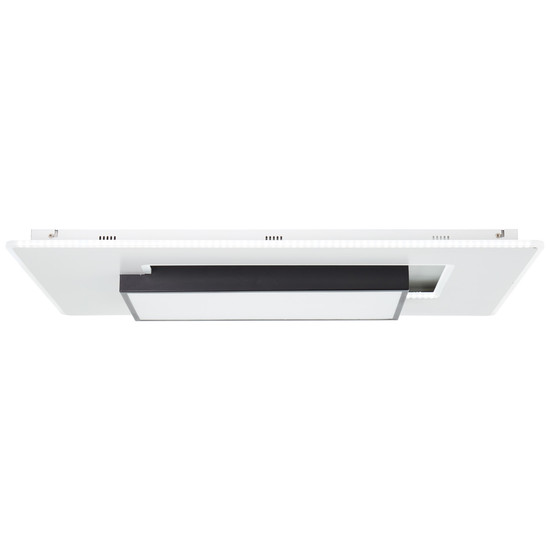Brilliant Hutson LED Deckenleuchte 80x50cm 60W Tageslichtweiß Weiß Schwarz Memory Funktion, Nachtlicht G99588/75