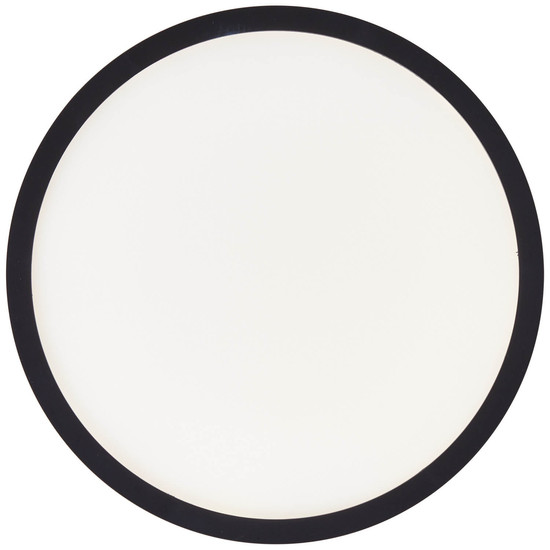 Brilliant Brennan LED Deckenaufbau-Paneel 30cm 17,5W Neutralweiß IP44 Schwarz Weiß Memory Funktion G99653/26