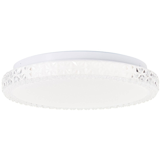 Brilliant Dasie LED Deckenleuchte 29,5cm 12W Neutralweiß Weiß Sternenglanz G99700/05