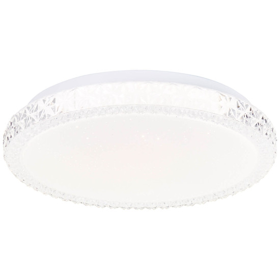 Brilliant Dasie LED Deckenleuchte 29,5cm 12W Neutralweiß Weiß Sternenglanz G99700/05