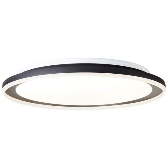 Brilliant Pederson LED Deckenleuchte 55cm 60W Schwarz Nachtlicht, Timer G99754/06