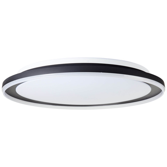 Brilliant Pederson LED Deckenleuchte 55cm 60W Schwarz Nachtlicht, Timer G99754/06