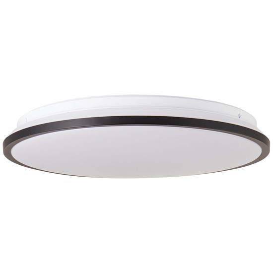 Brilliant Heida LED Deckenleuchte 39cm 24W Schwarz Memory Funktion, Nachtlicht G99776/06