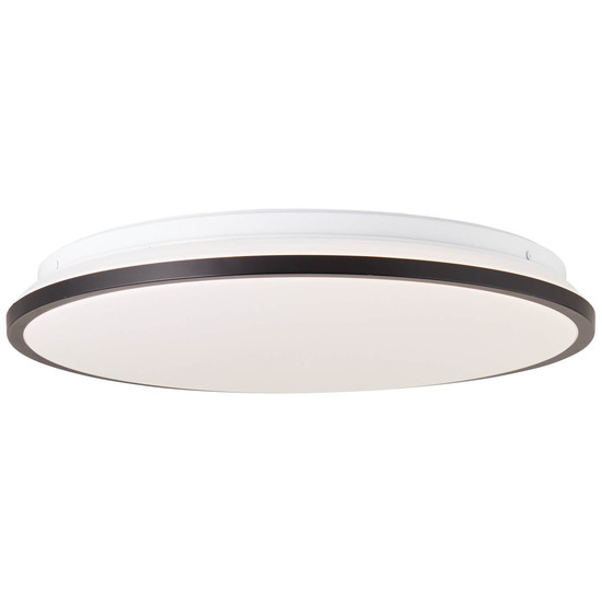Brilliant Heida LED Deckenleuchte 39cm 24W Schwarz Memory Funktion, Nachtlicht G99776/06