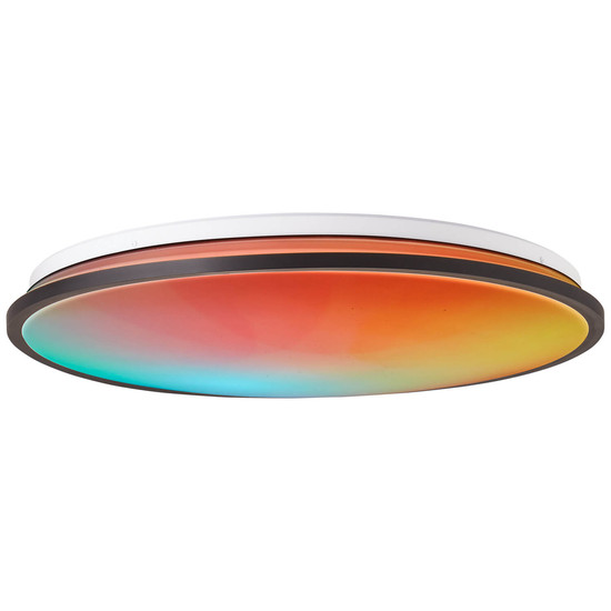 Brilliant Heida LED Deckenaufbau-Paneel 48cm 30W Schwarz Memory Funktion, Nachtlicht G99786/06