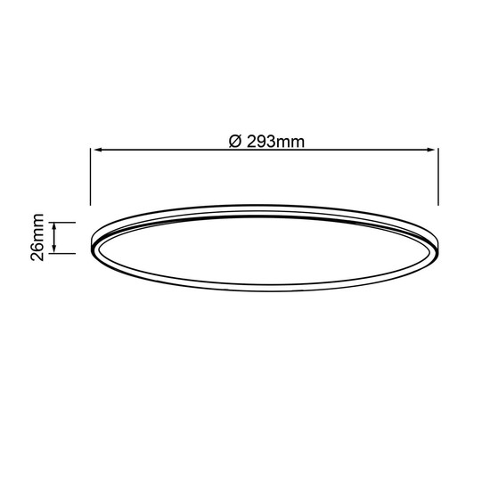 Brilliant Milton LED Deckenaufbau-Paneel 29cm 18W Neutralweiß Weiß G99874A05