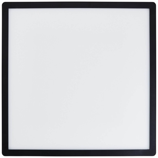 Brilliant Sorell LED Deckenaufbau-Paneel 42x42cm 24W Schwarz Weiß Memory Funktion, Nachtlicht, Timer G99881A76