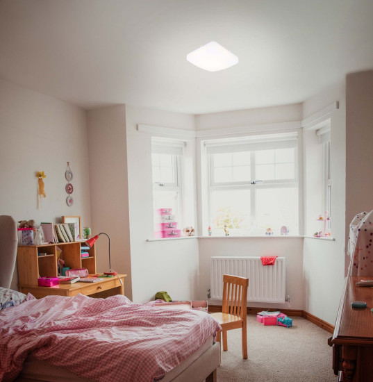 Briloner ELIPSO LED Deckenleuchte Sternendekor 18W Weiß Neutralweiss