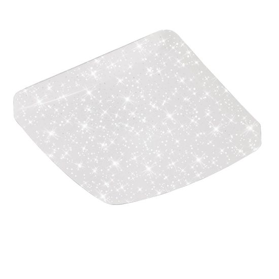 Briloner ELIPSO LED Deckenleuchte Sternendekor 18W Weiß Neutralweiss